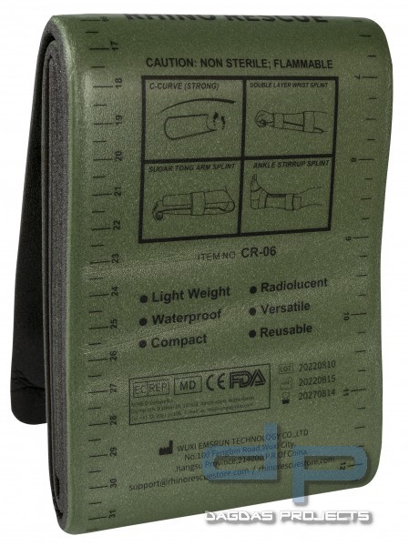 RHINO RESCUE SPLINT UNIVERSALSCHIENE 36 INCH OLIV