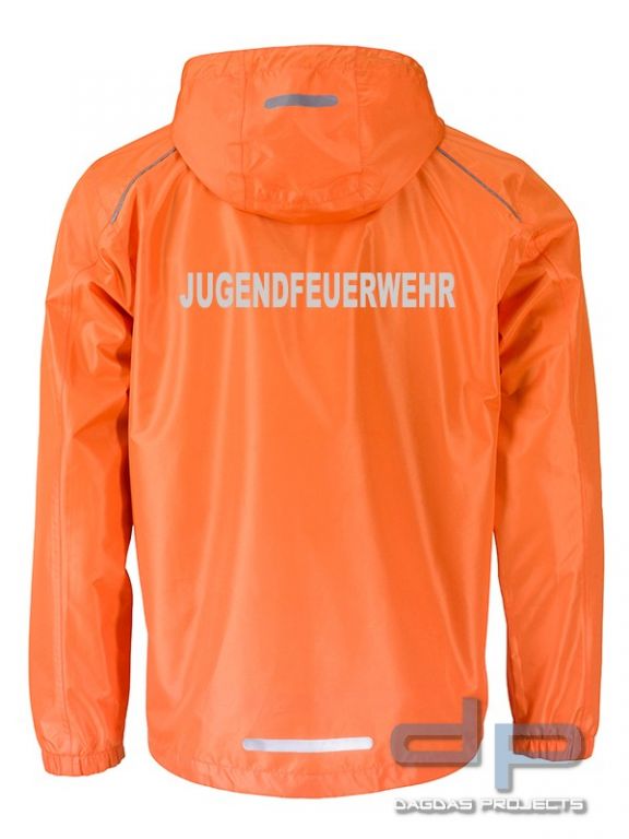 Ladies’ Rain Jacket Regenjacke Windbreaker mit Wunschaufdruck in Reflex Silber in verschiedenen Farb