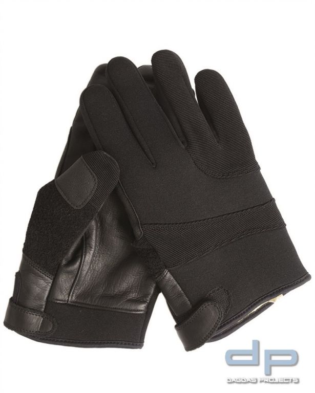 FINGERHANDSCHUHE NEOPREN/ARAMID SCHWARZ Größe XXL