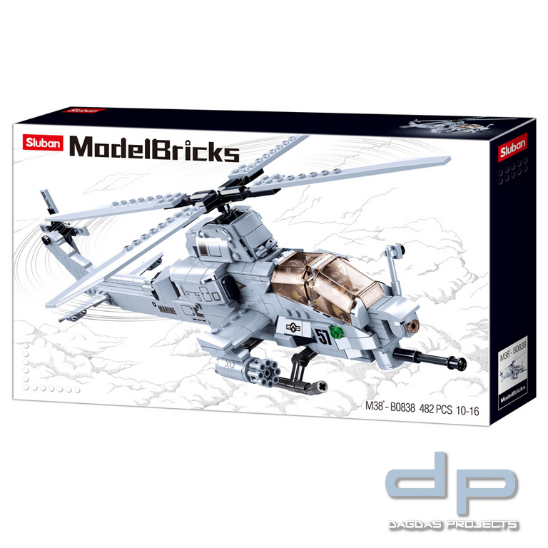 Sluban Attack Helicopter M38-B0838