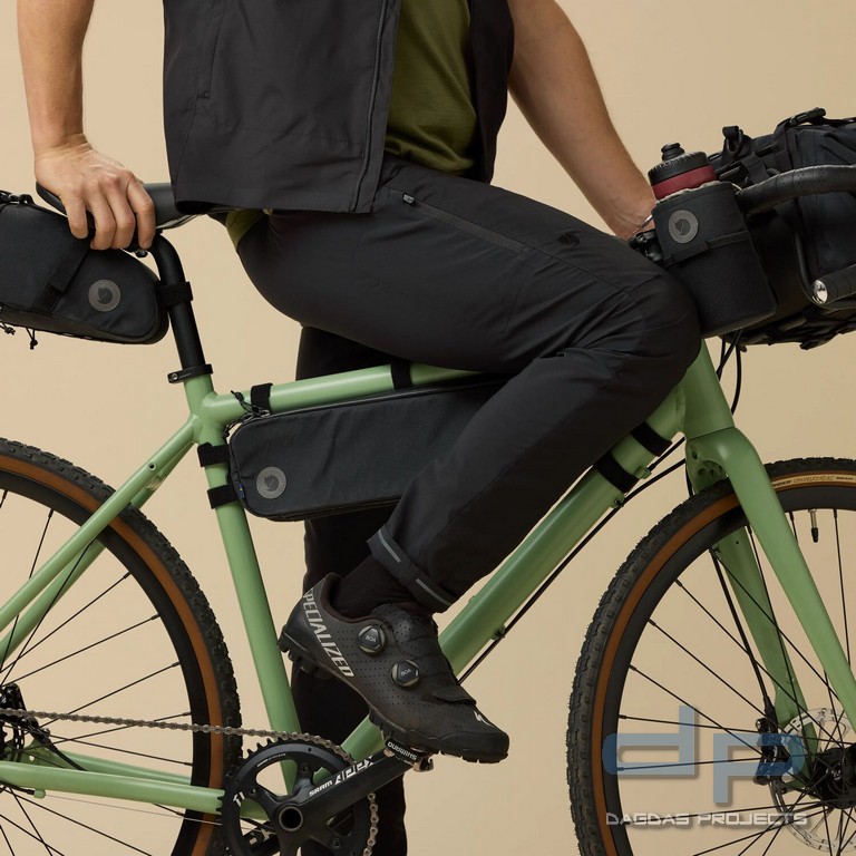 Fjällräven Hoja Hybrid Trousers (sportliche Hose) in Schwarz