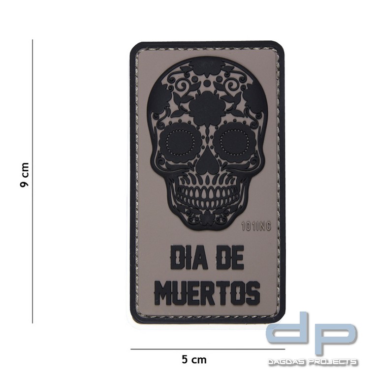 Emblem 3D PVC Dia de Muertos grau
