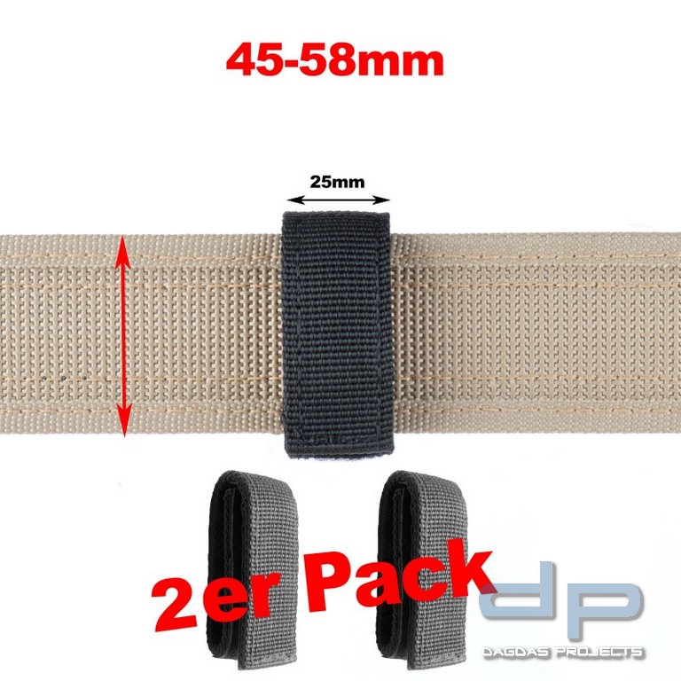 COP® 912V textiler Gürtelhalter mit Klettverschluss (2er Pack)