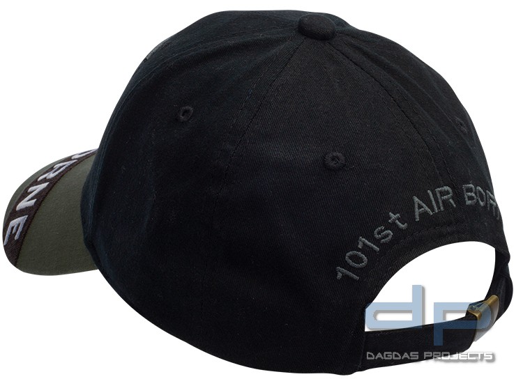 Baseball Cap Schwarz 3-D Airborne
