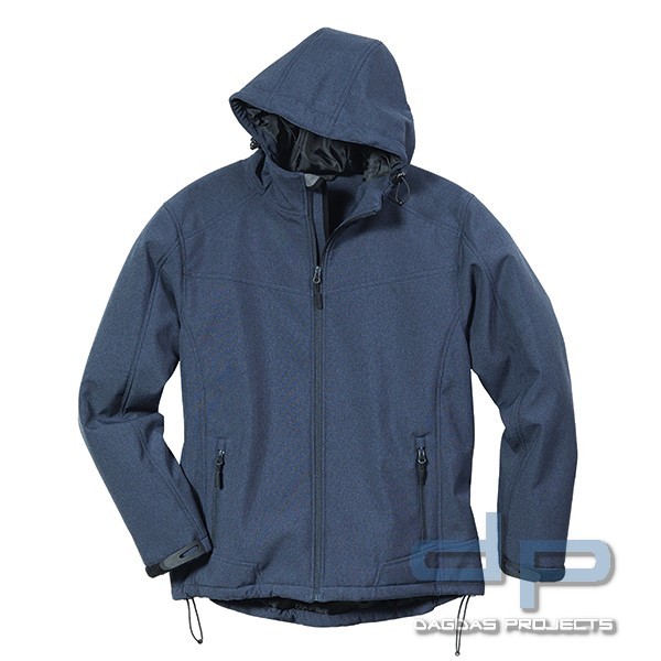 Scheibler ACTIVE THERMO-SOFTSHELLJACKE mit Wunschaufdruck auf Brust und Rücken