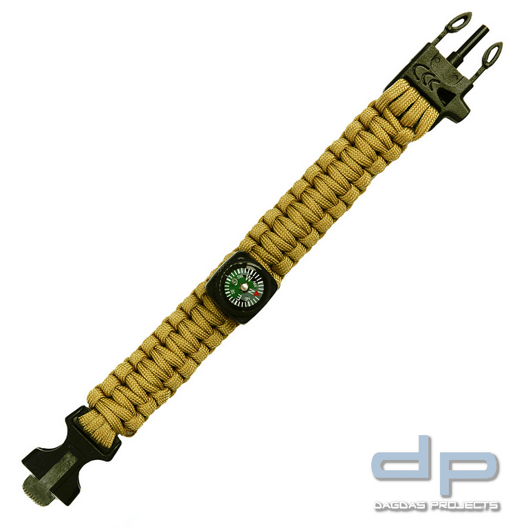Paracord survival kompas 9 inch JYFPB03 in verschiedenen Farben