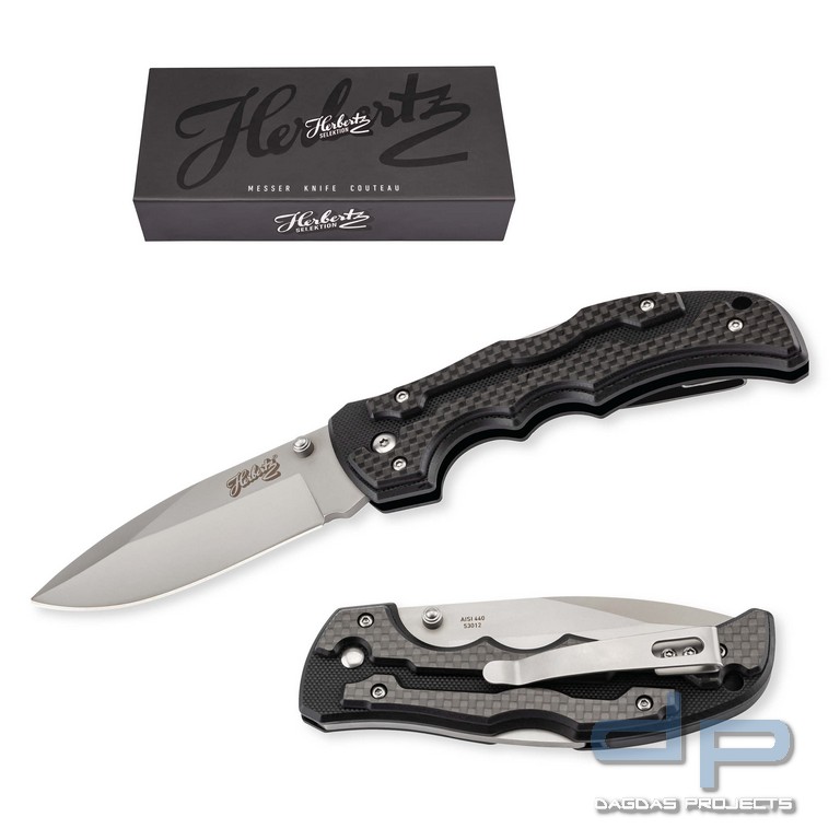Modernes Einhandmesser G10 und Carbonfaser
