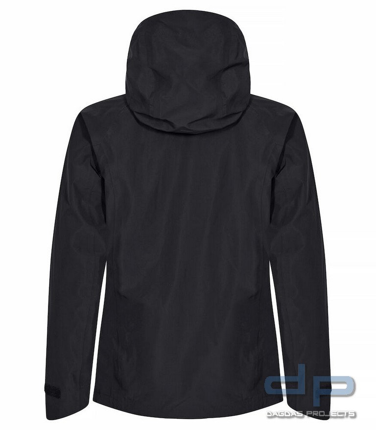 Classic Shell Jacket Lady in Schwarz und Dark Navy mit Aufdruck nach Wunsch