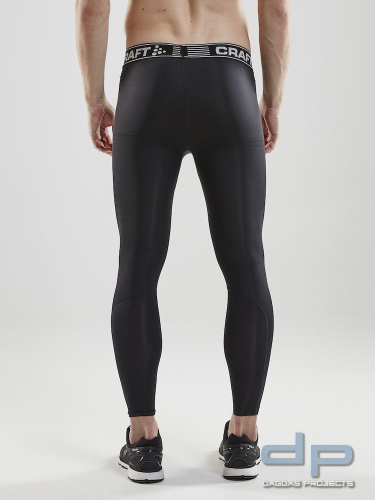Craft Pro Control Compression Tights Unisex in Schwarz