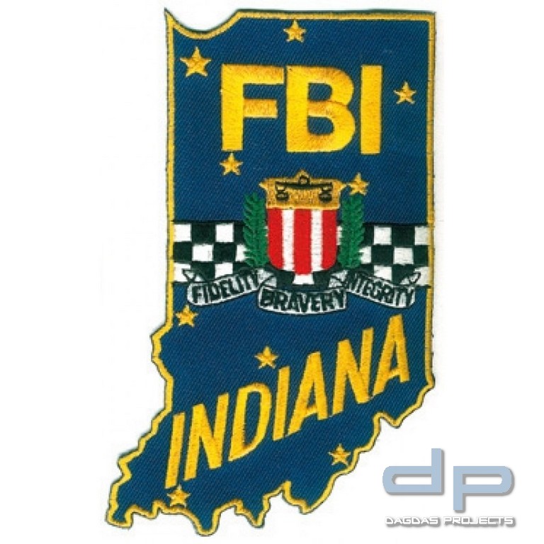 Stoffaufnäher - F.B.I. Indiana