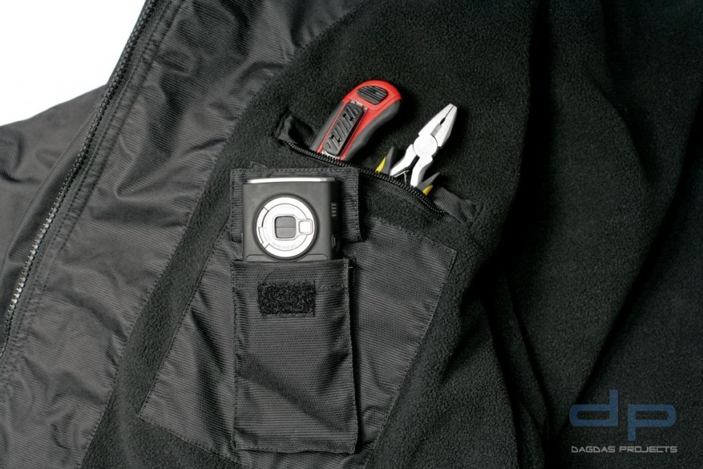 Thermo-Jacke in Schwarz
