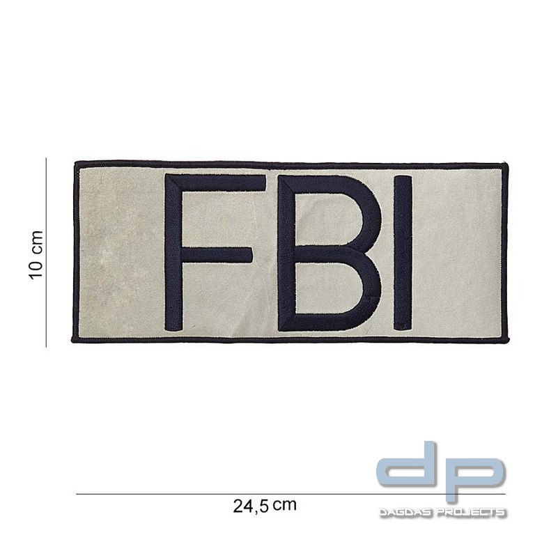 Emblem Stoff FBI (groß)