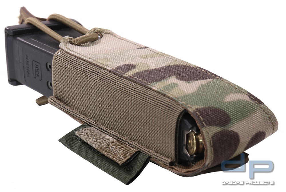WAS Laser Cut Single Bungee Pistol Mag Pouch