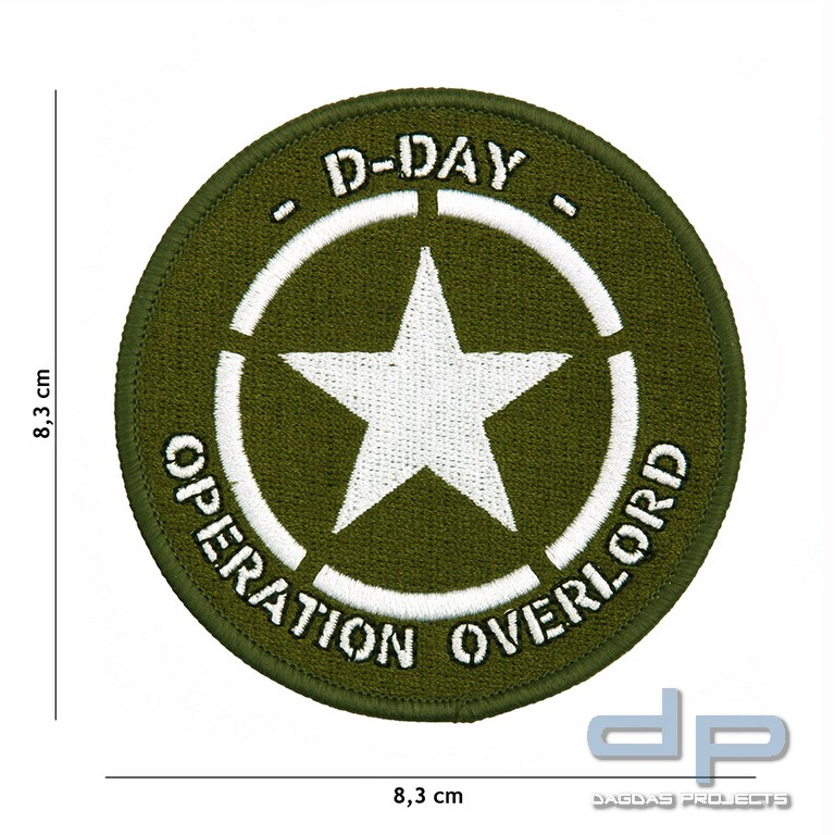 Emblem Stoff D-Day Allied star #7108
