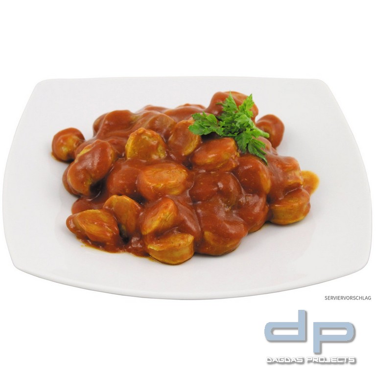 VOLLKONSERVE CURRYWURST 400GR. 12 Dosen
