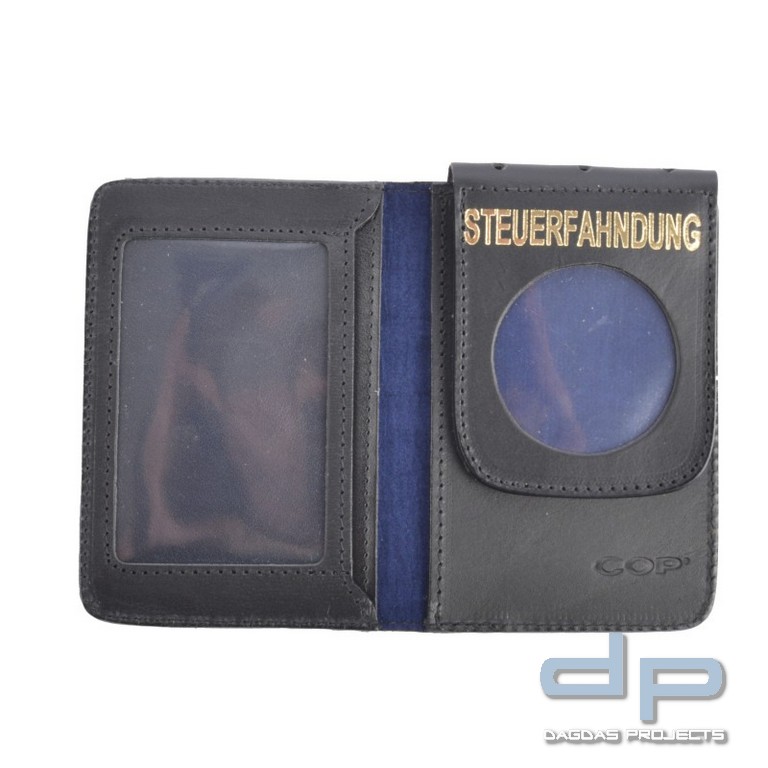 COP® Dienstausweismäppchen BEHÖRDE, rund, Scheckkartenformat, Leder versch. Ausführungen