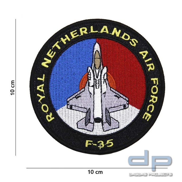 Emblem Stoff Royal Netherlands Air Force F-35