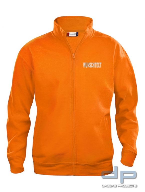 Jugendfeuerwehr Cardigan mit Aufdruck nach Wunsch in verschiedenen Farben