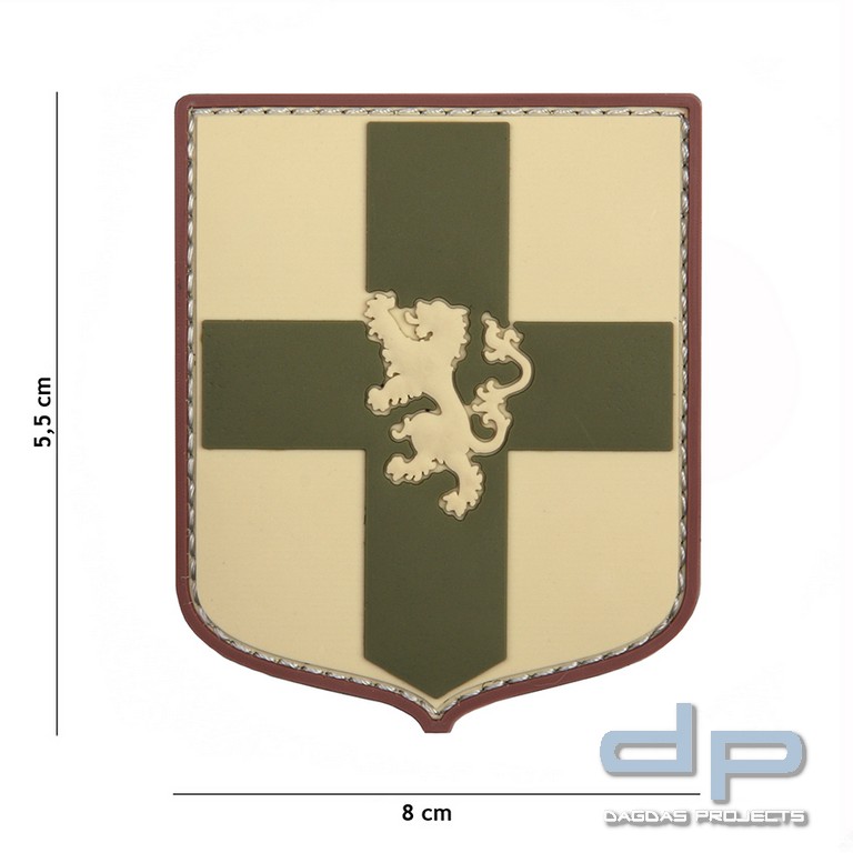 Emblem 3D PVC Deutscher Schild coyote