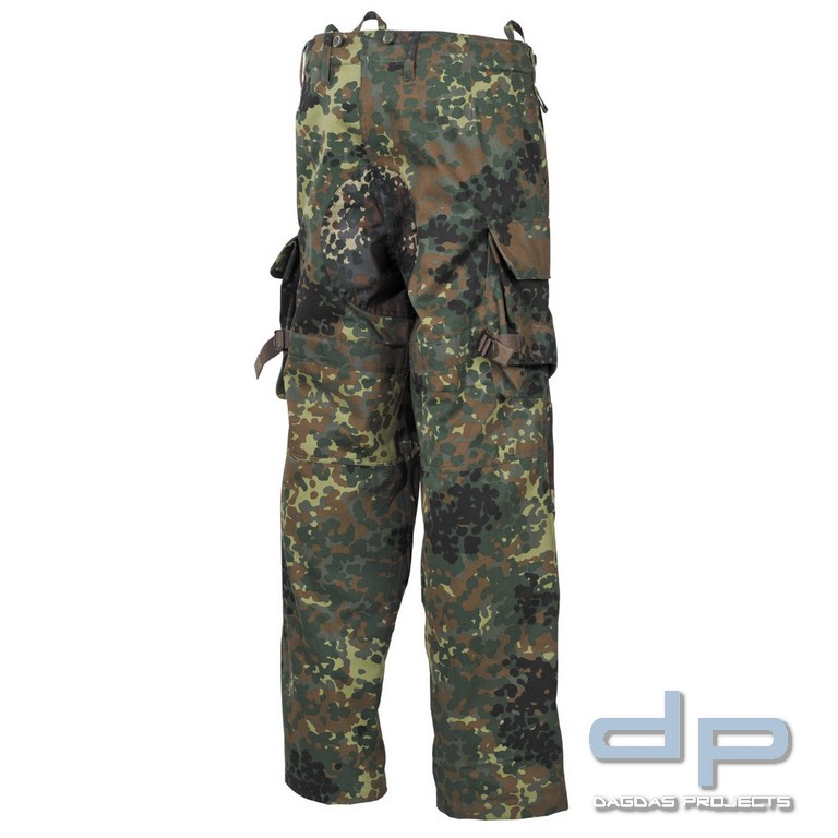 BW Kampfhose, Einsatz/Übung, flecktarn