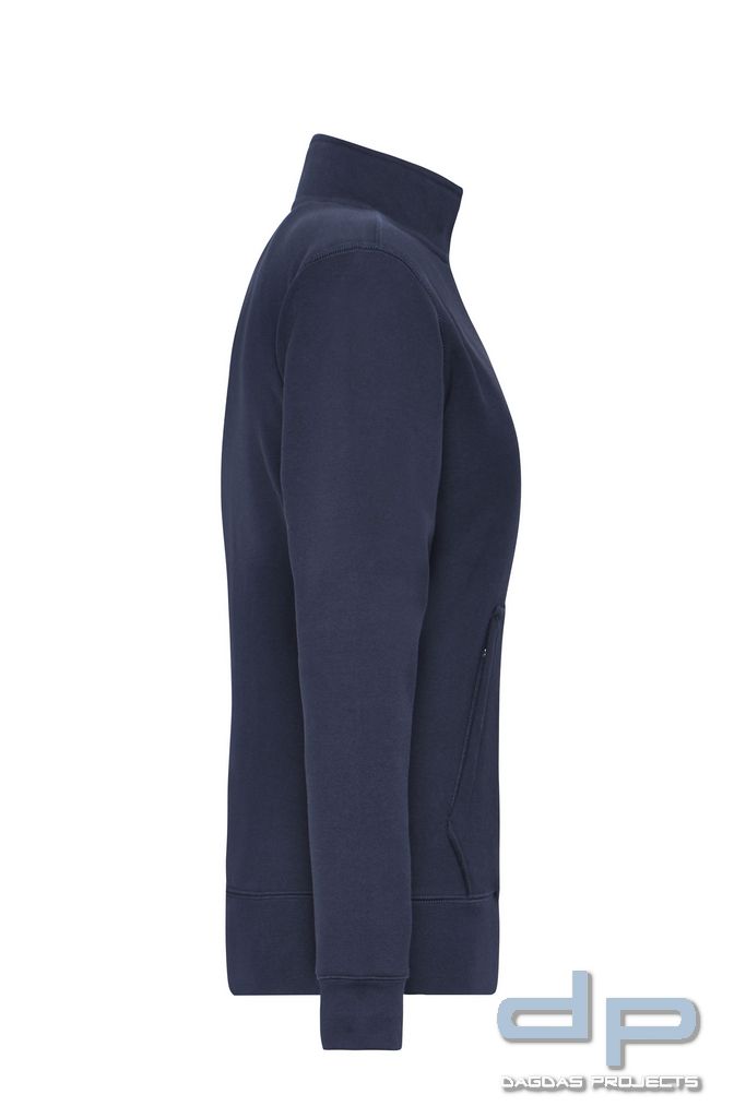 Funktionelle Damen Jacke dp S-Serie in verschiedenen Farben mit Wunschaufdruck umrandet