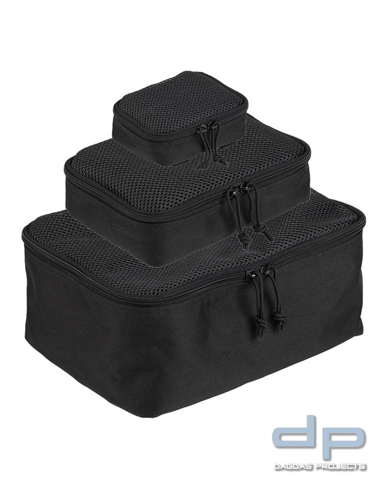 NETZ POUCH-SET 3-TLG.SCHWARZ VPE 2