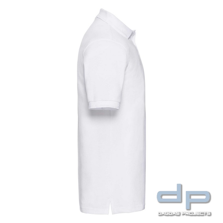 Poloshirt 65/35 Pes./Bw., weiss