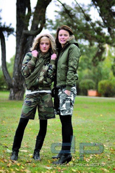 ARMY SHORTS WOMAN WOODLAND