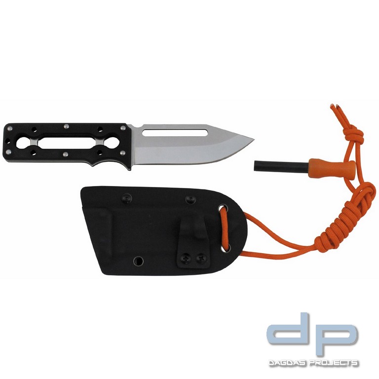 Messer, "Outlive", G10-Griff, Kydex Scheide