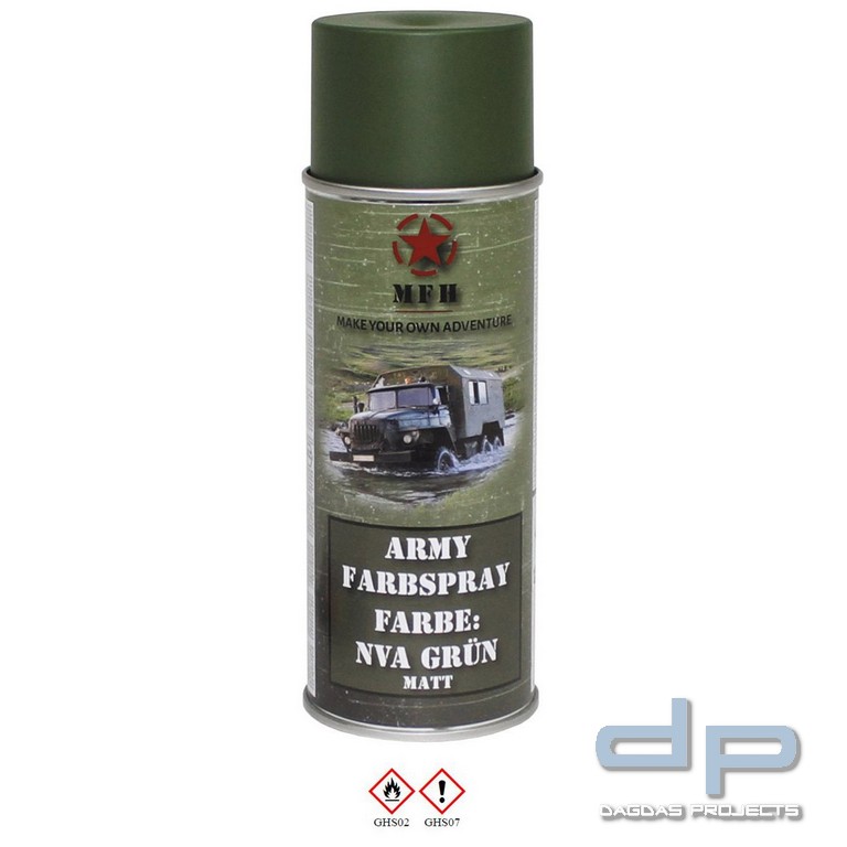 Farbspray, "Army" NVA GRÜN, matt, 400 ml