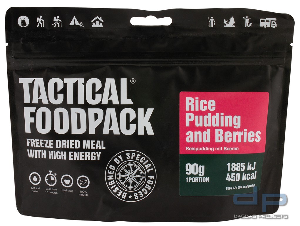 TACTICAL FOODPACK - REISPUDDING MIT BEEREN