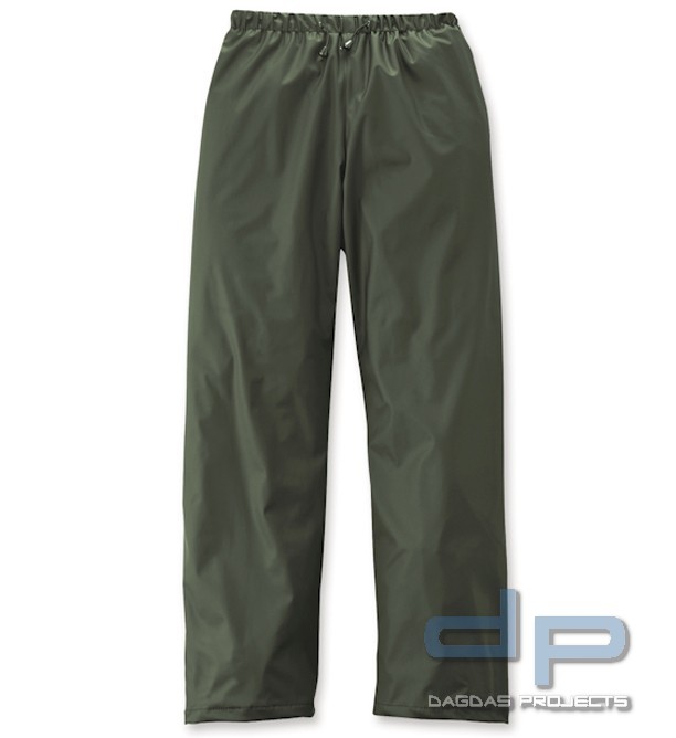 PU-REGENBUNDHOSE in Oliv