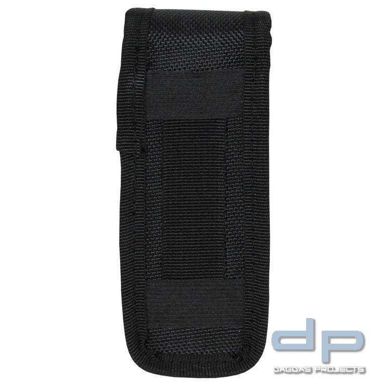 Messer-Etui, Deluxe, Nylon, schwarz,quer und längs tragbar