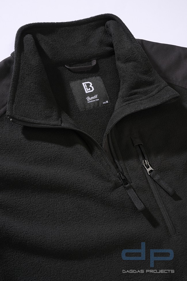 Fleece Troyer Ripstop in verschiedenen Farben
