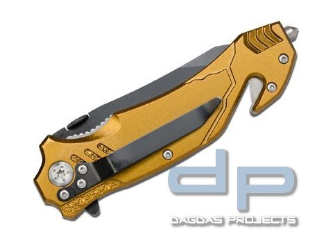 Magnum Army Rescue Taschenmesser Gold