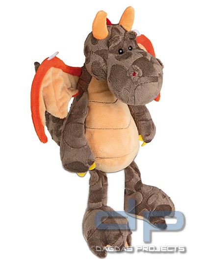 MiniFeet® Drache in Braun/Rot