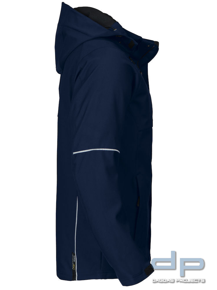 Behörden Funktions Softshelljacke 3-lagig inklusive Wunschbedruckung in 3 m reflex silber