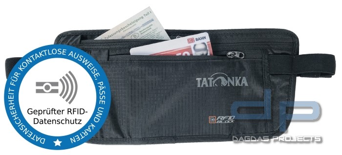 Tatonka Moneybelt mit RFID-Ausleseschutz in verschiedenen Farben