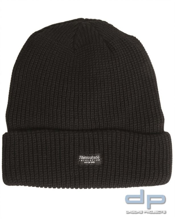 ROLLSTRICKMÜTZE THINSULATE™ SCHWARZ VPE 12