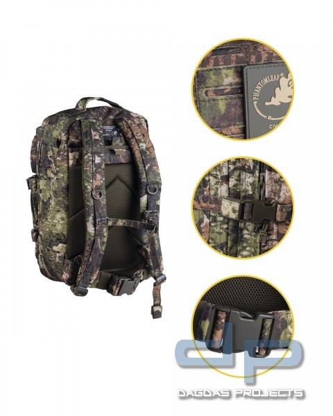 US ASSAULT PACK JUMP LG LASER CUT PHANTOMLEAF WASP I IN VERSCHIEDENEN VARIANTEN