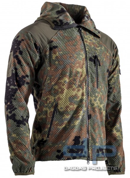 AB "Delta" Hoodie Fleece Jacke Flecktarn