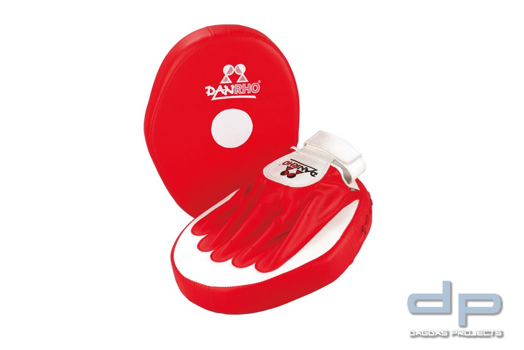 DANRHO Coaching Mitt - Set Fitman Plus in rot-weiß