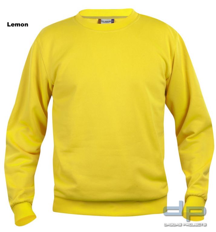 Clique Basic Roundneck mit Wunschaufdruck in verschiedenen Farben