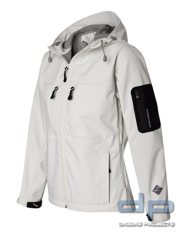 Damen Epsilon H2Xtreme™ Shell Jacke in verschiedenen Farben mit Wunschaufdruck in reflex silber