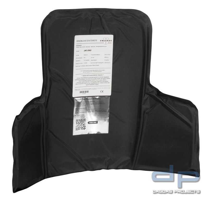 ENGARDE SCHUTZWESTE MT-PRO NIJ LEVEL IIIA & SK1