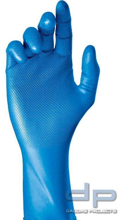 Nitril-Einweghandschuhe EN 388, EN 374, Kat. 3 50 Stück in Blau