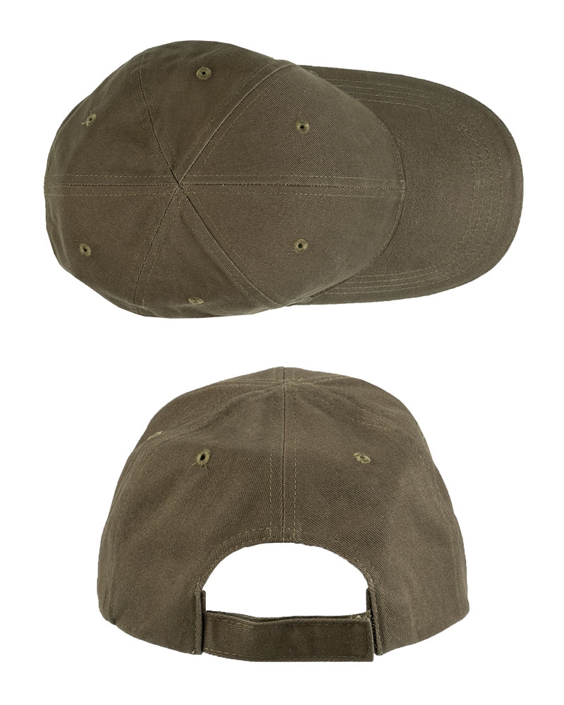 BASEBALL CAP SANDWICH OLIV VPE 5