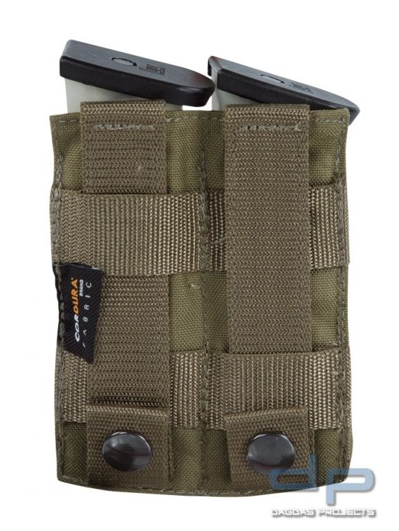 TT DBL Pistol Mag Pouch LP Khaki