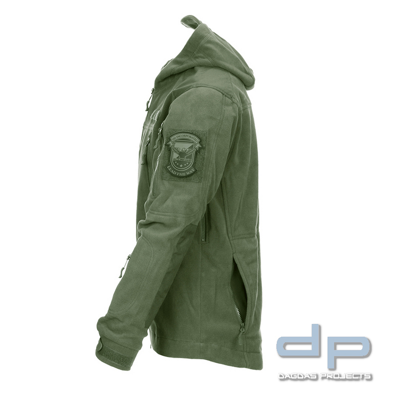 Heavy Duty Fleece Weste mit Kapuze in verschiedenen Farben