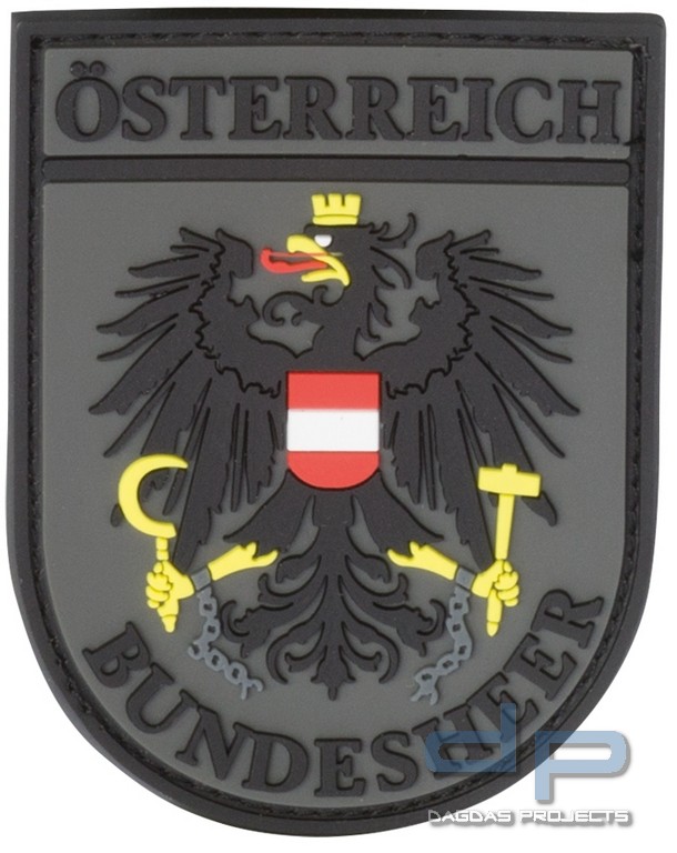 JTG Ärmelabzeichen Österreich Bundesheer Oliv - 3D Rubber Patch